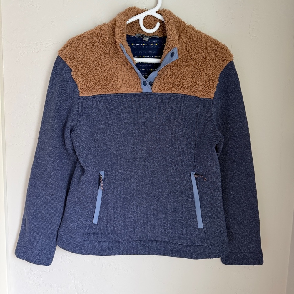 Title Nine Women's Callitrix Fleece Pullover Soft Fleece‎ Jacket Size M